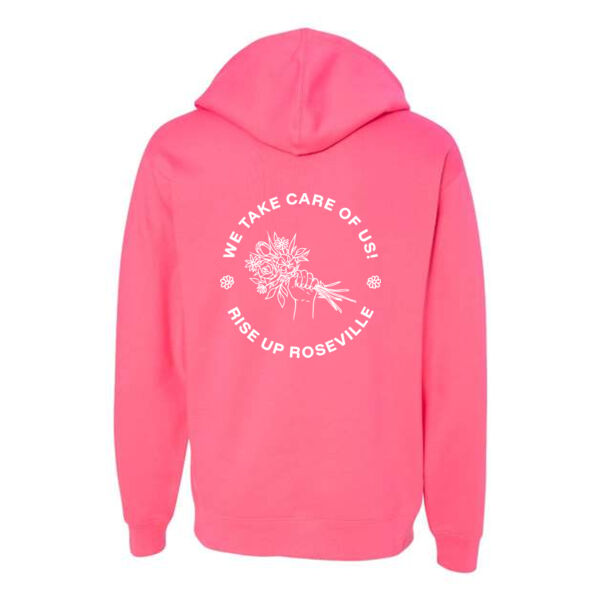 Independent Trading Co Unisex Midweight Hooded Sweatshirt - Printed Logos Thumbnail