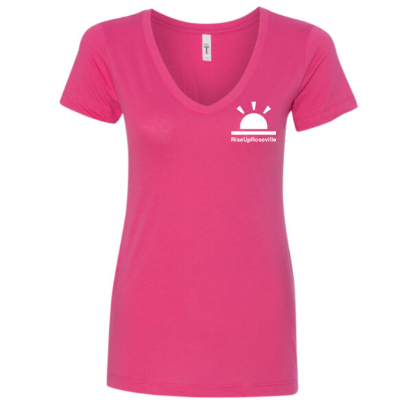 Next Level Women's Ideal V-Neck T-Shirt - Printed Logos Thumbnail
