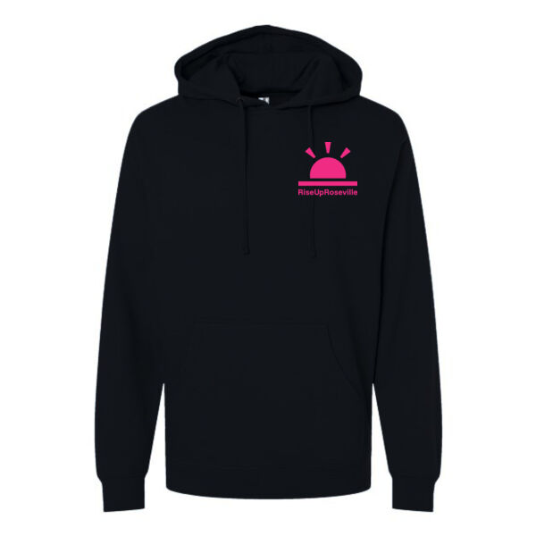 Independent Trading Co Unisex Midweight Hooded Sweatshirt - Printed Logos Thumbnail