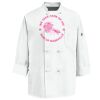 Eight Knot Button Chef Coat with Thermometer Pocket Thumbnail