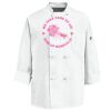 Eight Knot Button Chef Coat with Thermometer Pocket Thumbnail
