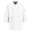 Eight Pearl Button Chef Coat with Thermometer Pocket Thumbnail