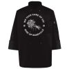 Ten Pearl Button Black Chef Coat Thumbnail