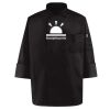 Black Knot Button Chef Coat Thumbnail